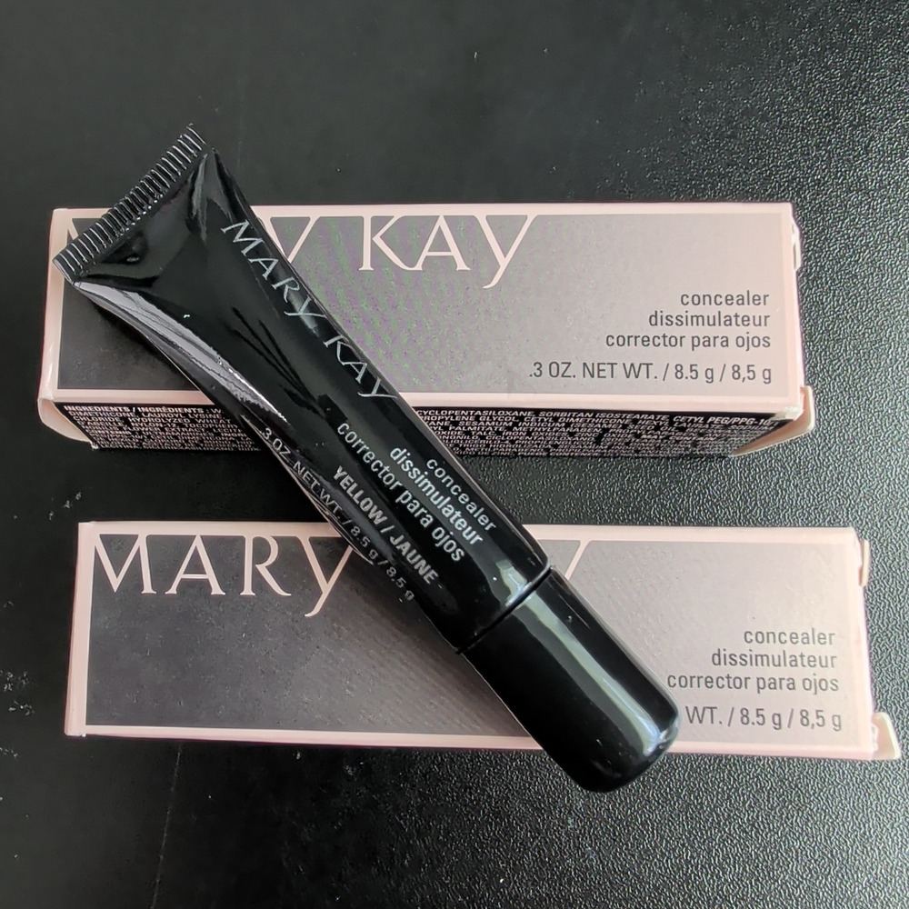 Mary Kay Concealer Yellow Jaune 027243 Under Eye Corrector 0.3oz Lot of 2 NEW
